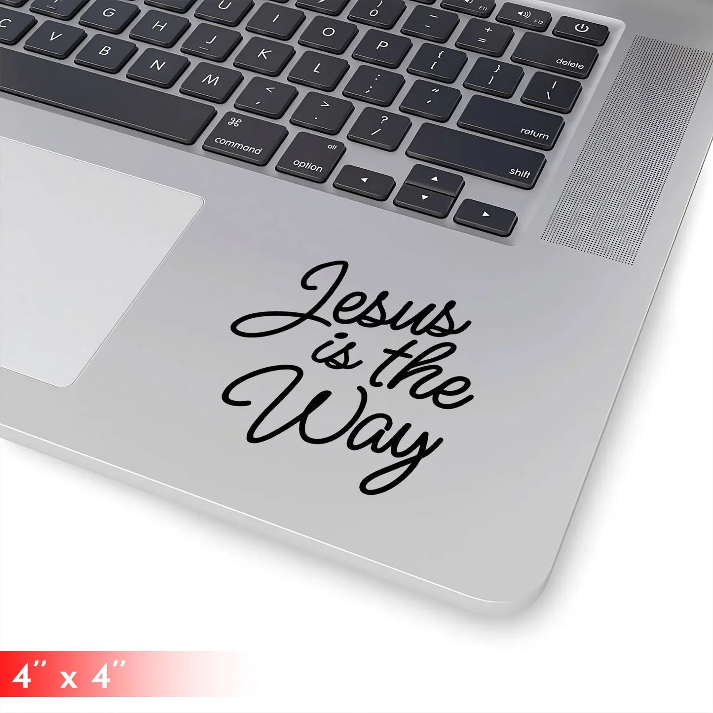 JESUS IS THE WAY Decal – Waterproof Faith Sticker for Car, Laptop, Water Bottle & More - Faith Guided Life
