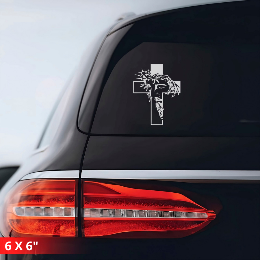 6 inch - Christian Decal Collection – Faith Stickers for Car, Laptop, Water Bottle & Helmet