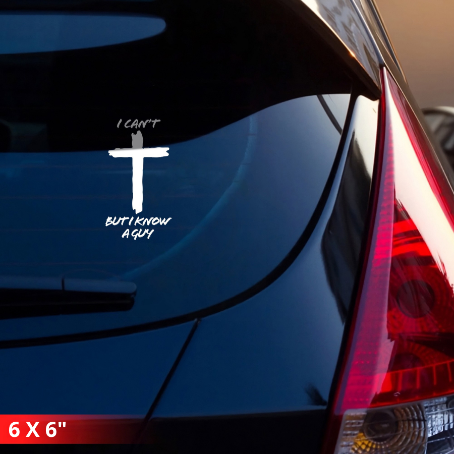 6 inch - Christian Decal Collection – Faith Stickers for Car, Laptop, Water Bottle & Helmet