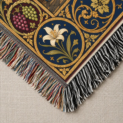 The Last Supper Woven Blanket – Christian Holy Communion Faith Throw