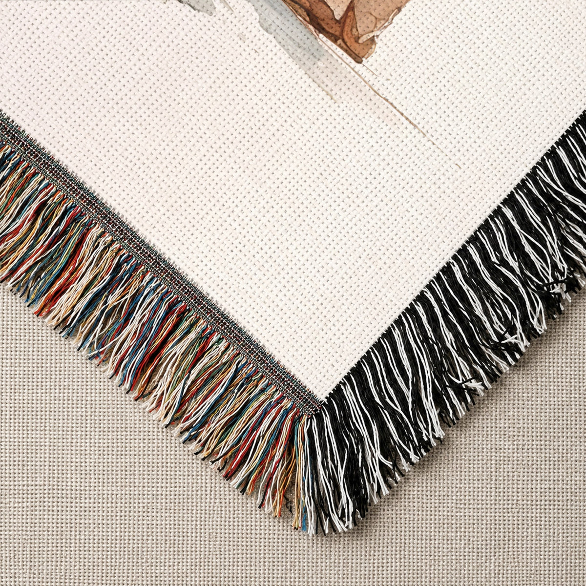 Jesus With Children Woven Blanket – Christian Faith Throw