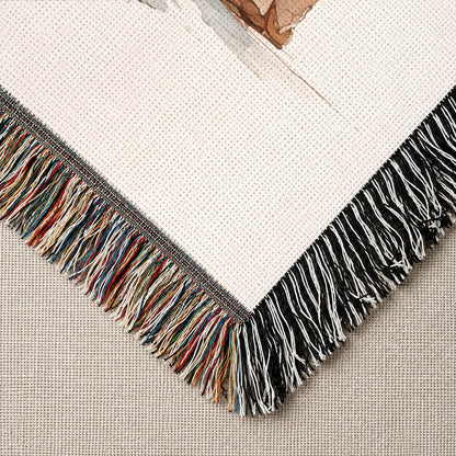 Jesus With Children Woven Blanket – Christian Faith Throw