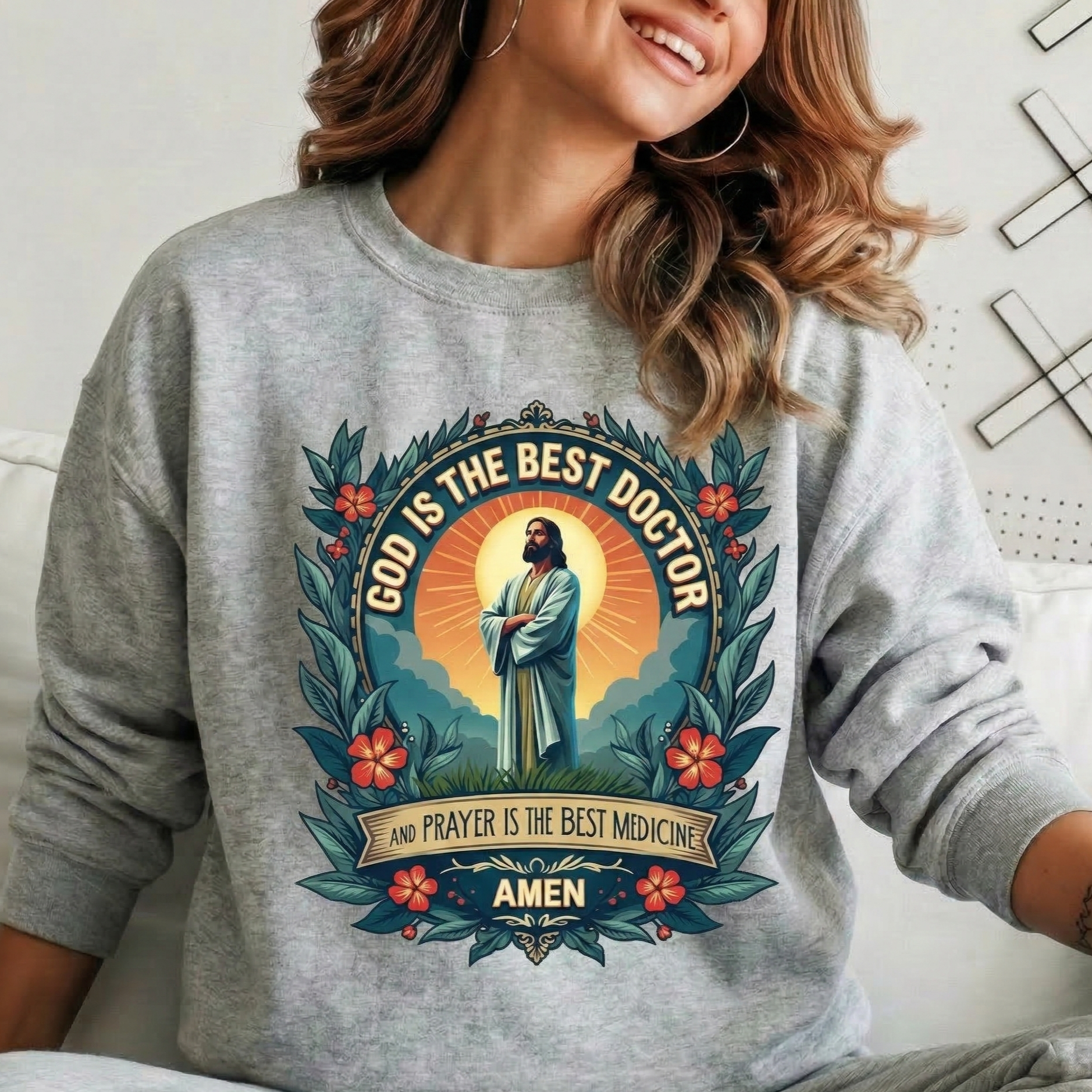 Christian Prayer Healing – Faith Message – Unisex Tshirt / Hoodie / Sweatshirt