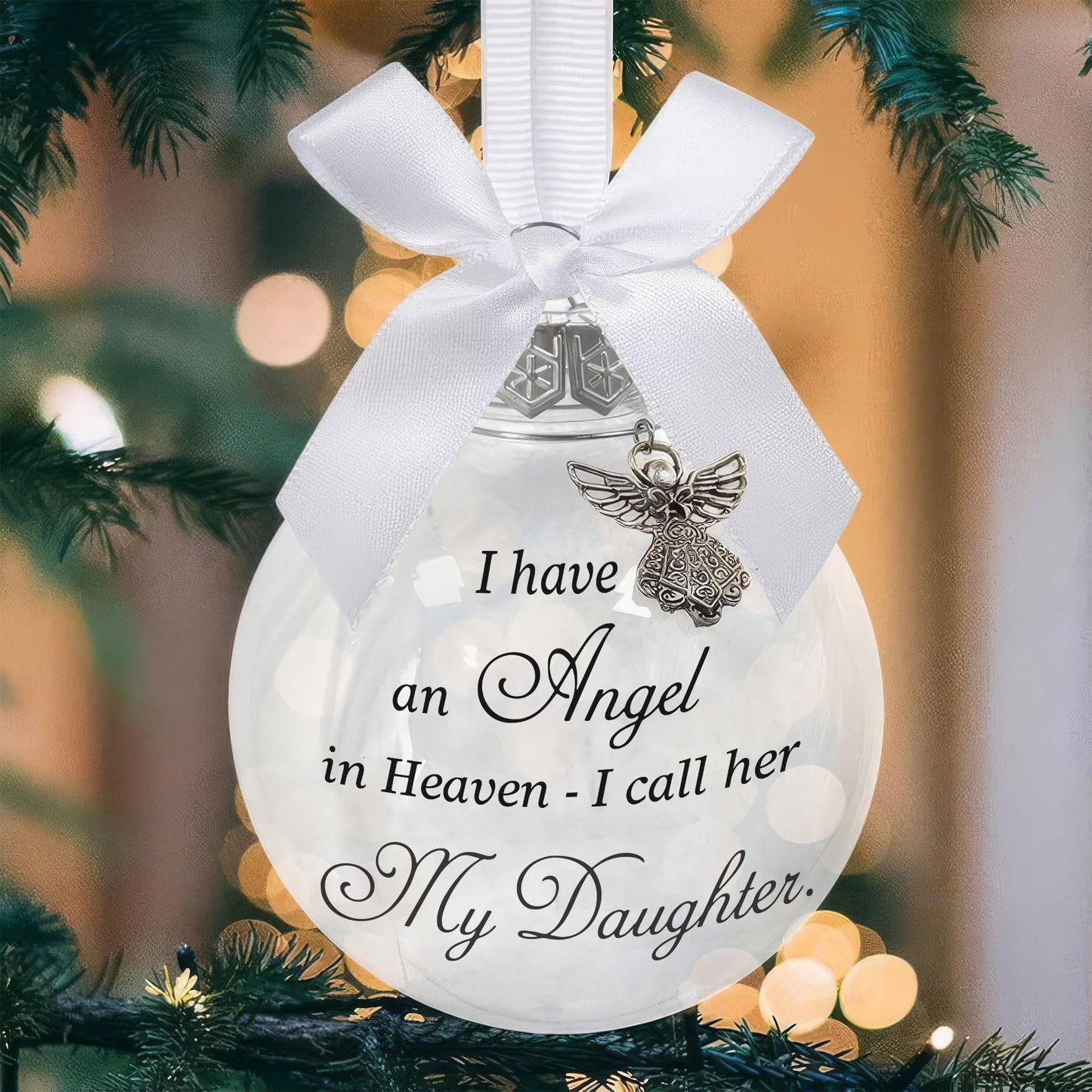"Angel in Heaven" Angel Charm Christmas Ornament