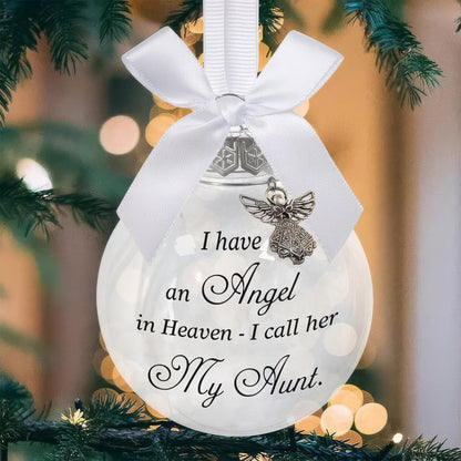 "Angel in Heaven" Angel Charm Christmas Ornament