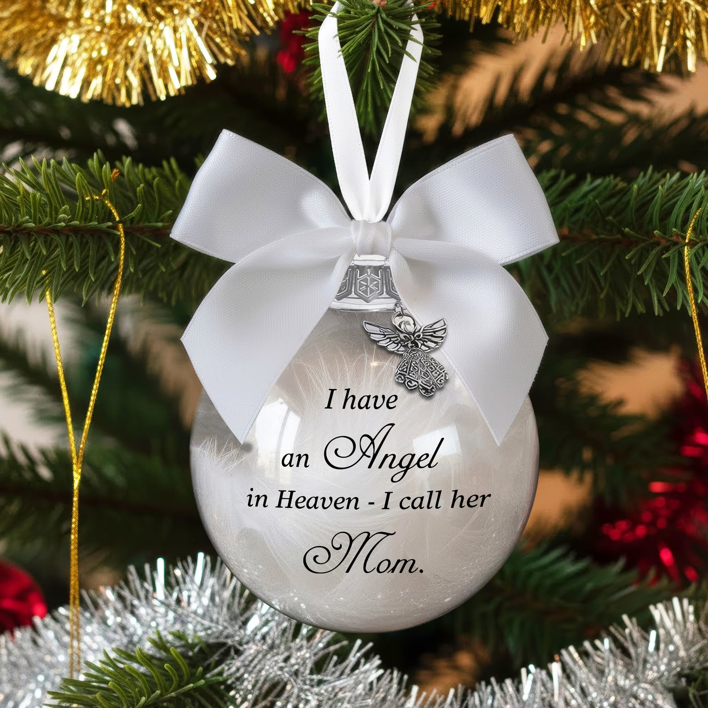 "Angel in Heaven" Angel Charm Christmas Ornament