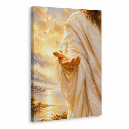 Light In His Hand Christian Wall Art Poster/Canvas