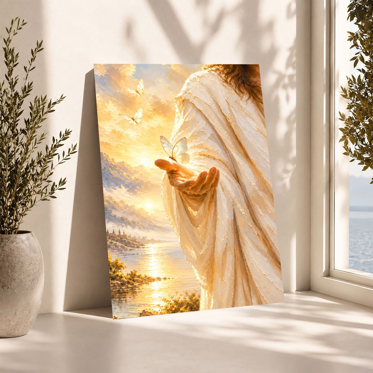 Light In His Hand Christian Wall Art Poster/Canvas
