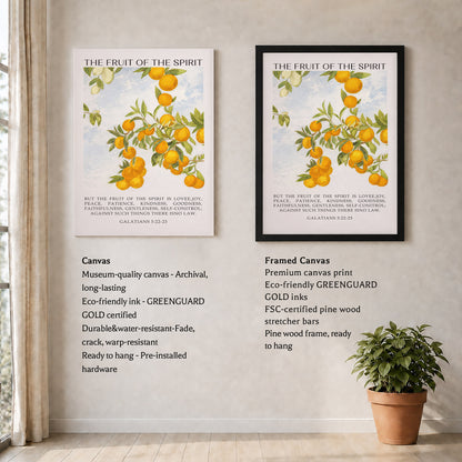 Galatians 5:22-23 The Fruit Of The Spirit Poster/Canvas
