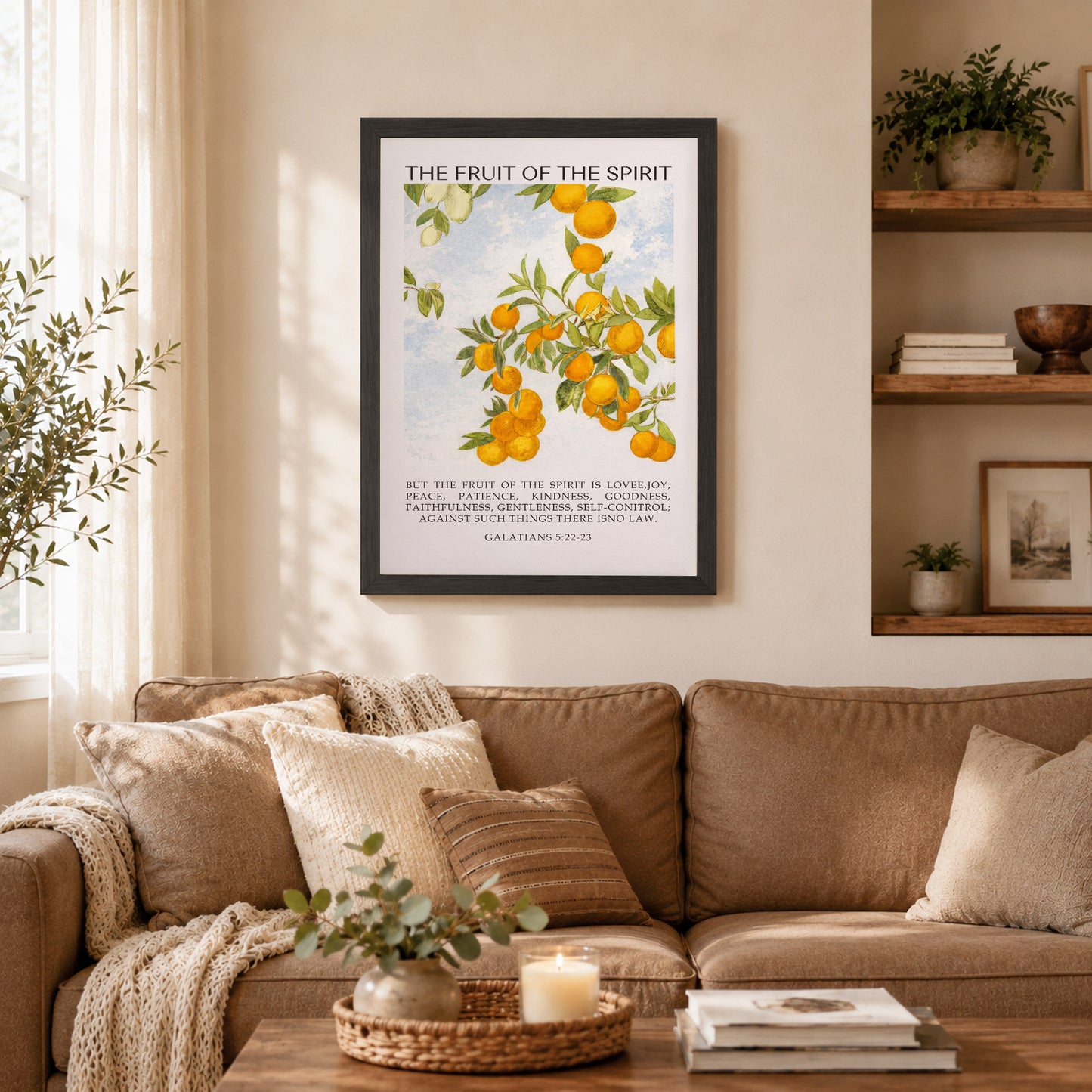 Galatians 5:22-23 The Fruit Of The Spirit Poster/Canvas