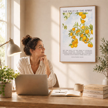 Galatians 5:22-23 The Fruit Of The Spirit Poster/Canvas