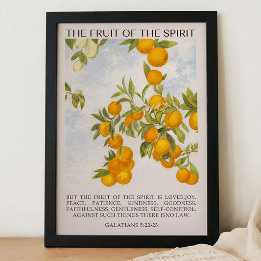 Galatians 5:22-23 The Fruit Of The Spirit Poster/Canvas