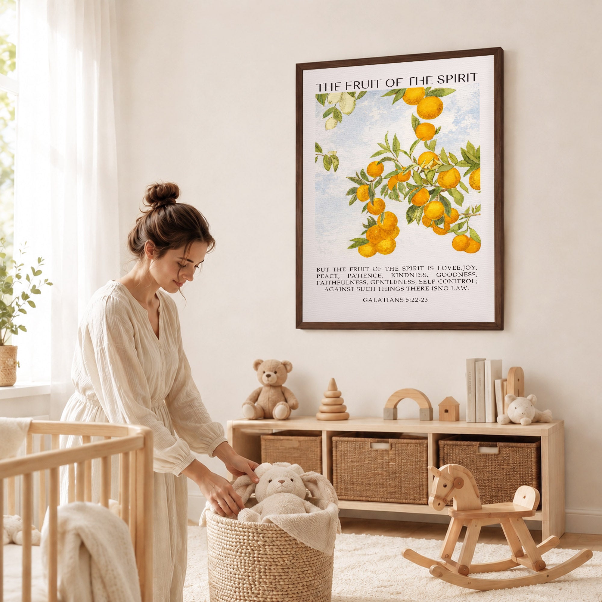 Galatians 5:22-23 The Fruit Of The Spirit Poster/Canvas