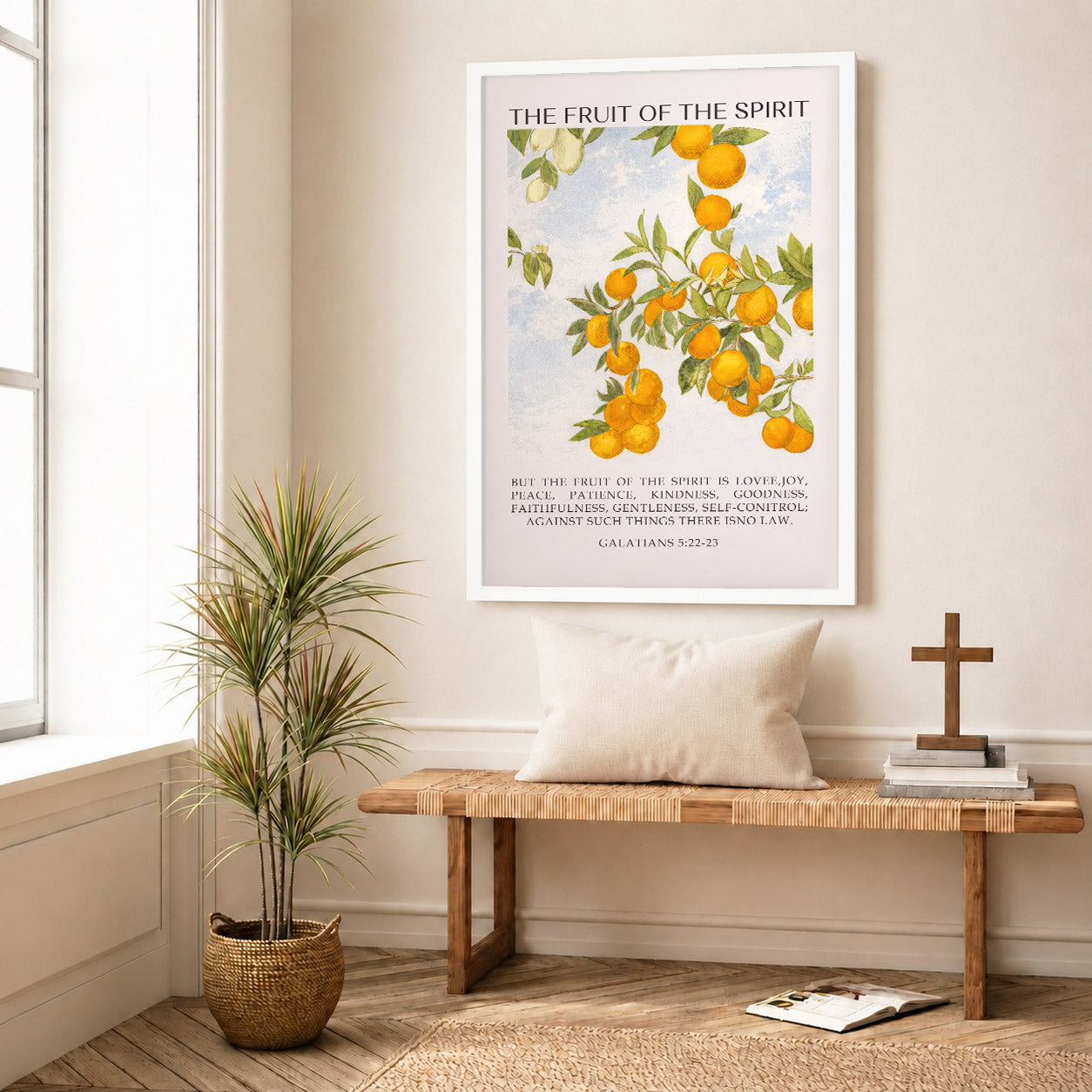Galatians 5:22-23 The Fruit Of The Spirit Poster/Canvas