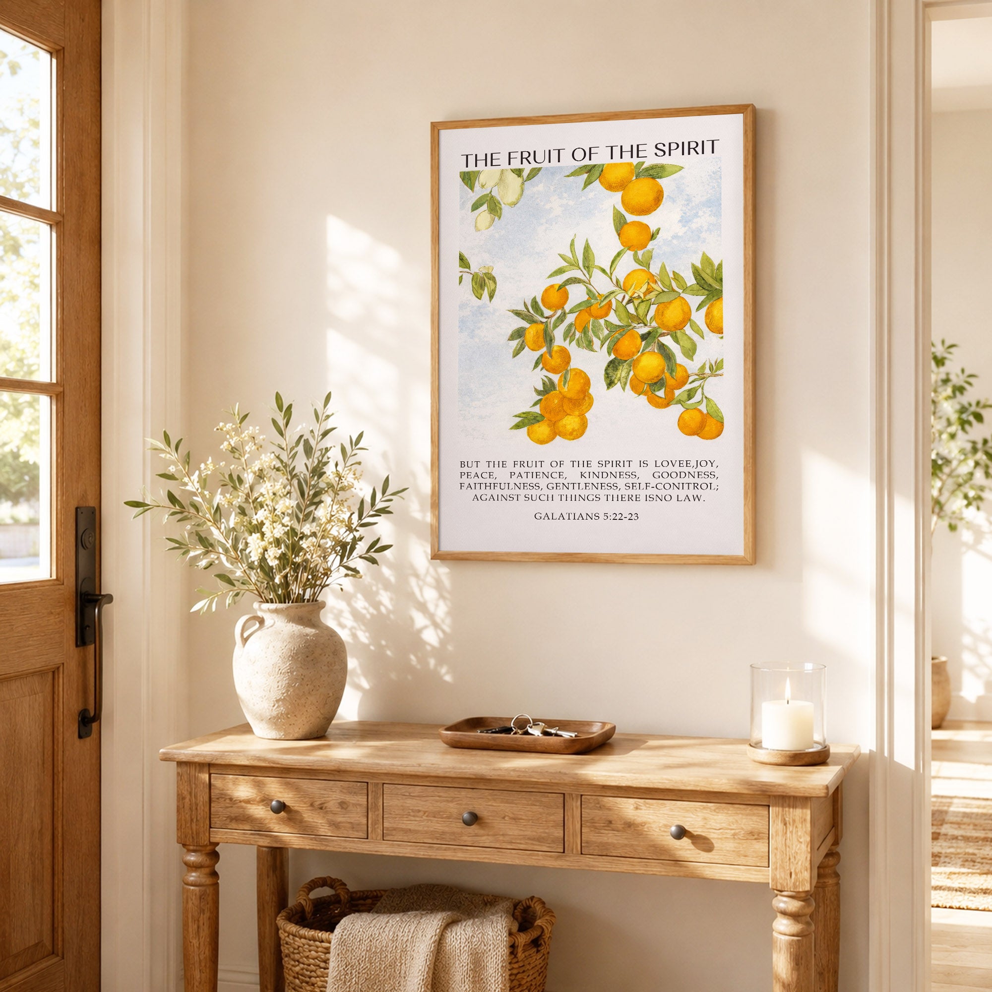 Galatians 5:22-23 The Fruit Of The Spirit Poster/Canvas