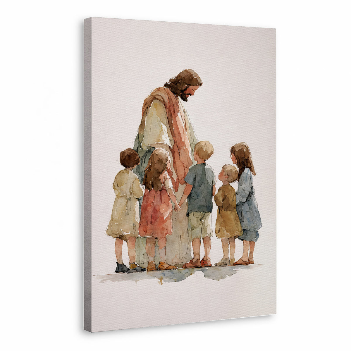 Jesus With Little Children Poster/Canvas