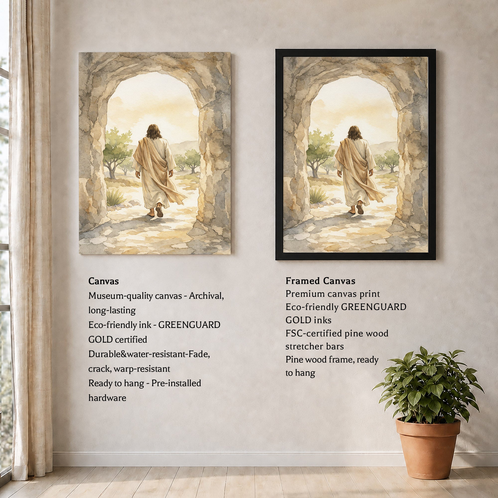 Empty Tomb Morning Poster/Canvas