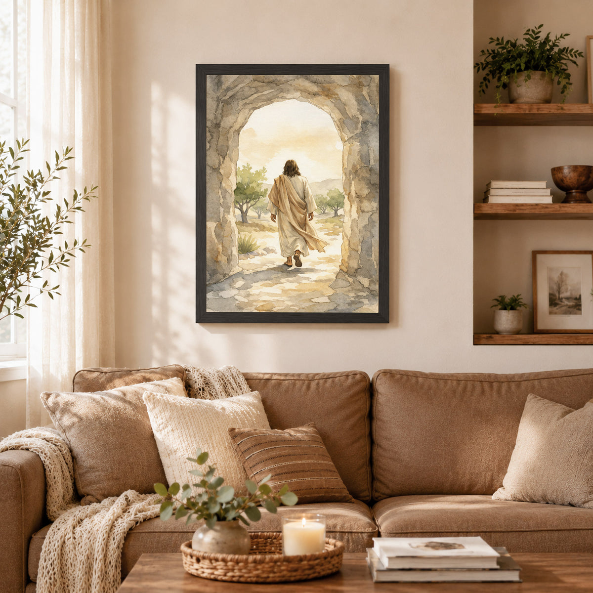 Empty Tomb Morning Poster/Canvas