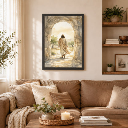 Empty Tomb Morning Poster/Canvas
