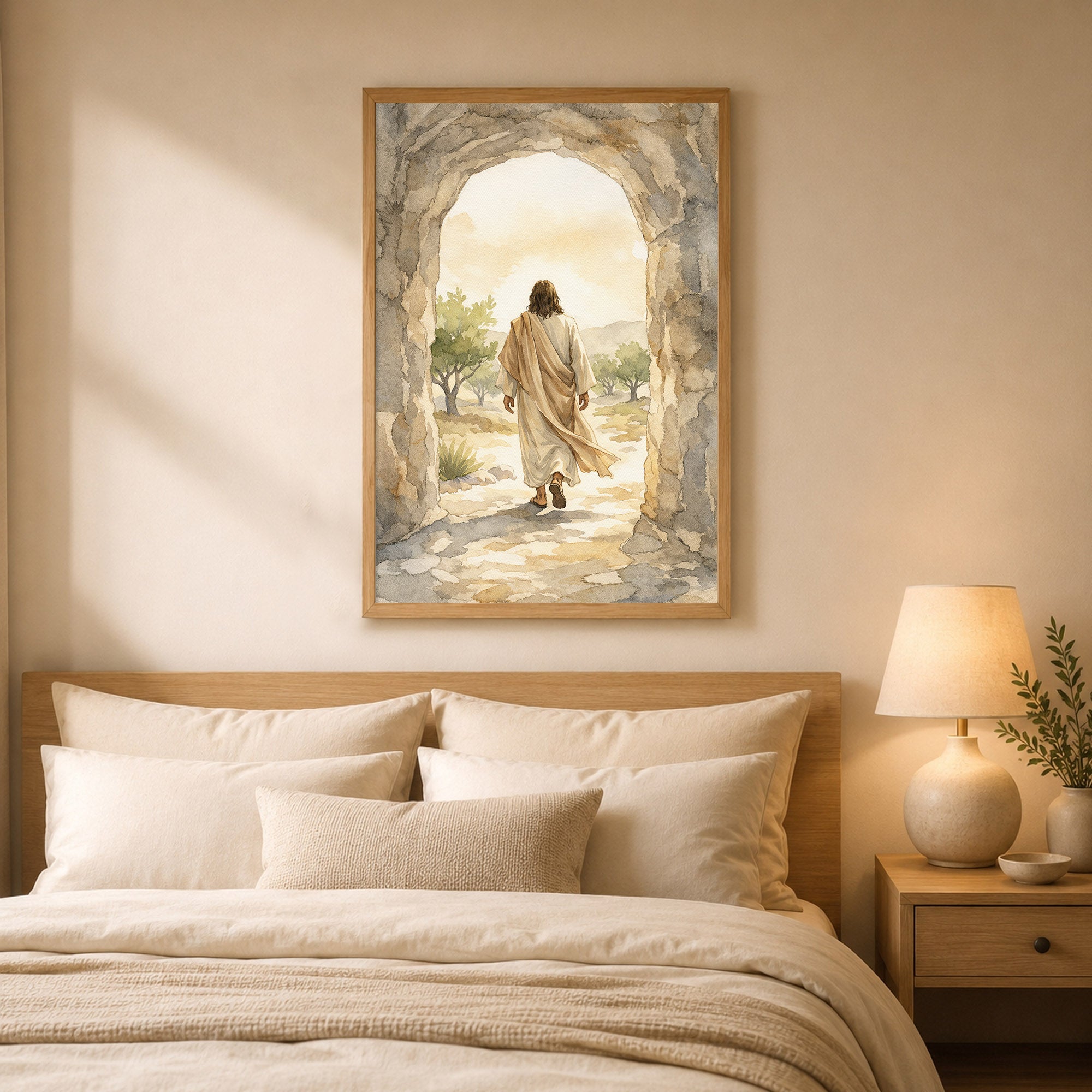Empty Tomb Morning Poster/Canvas