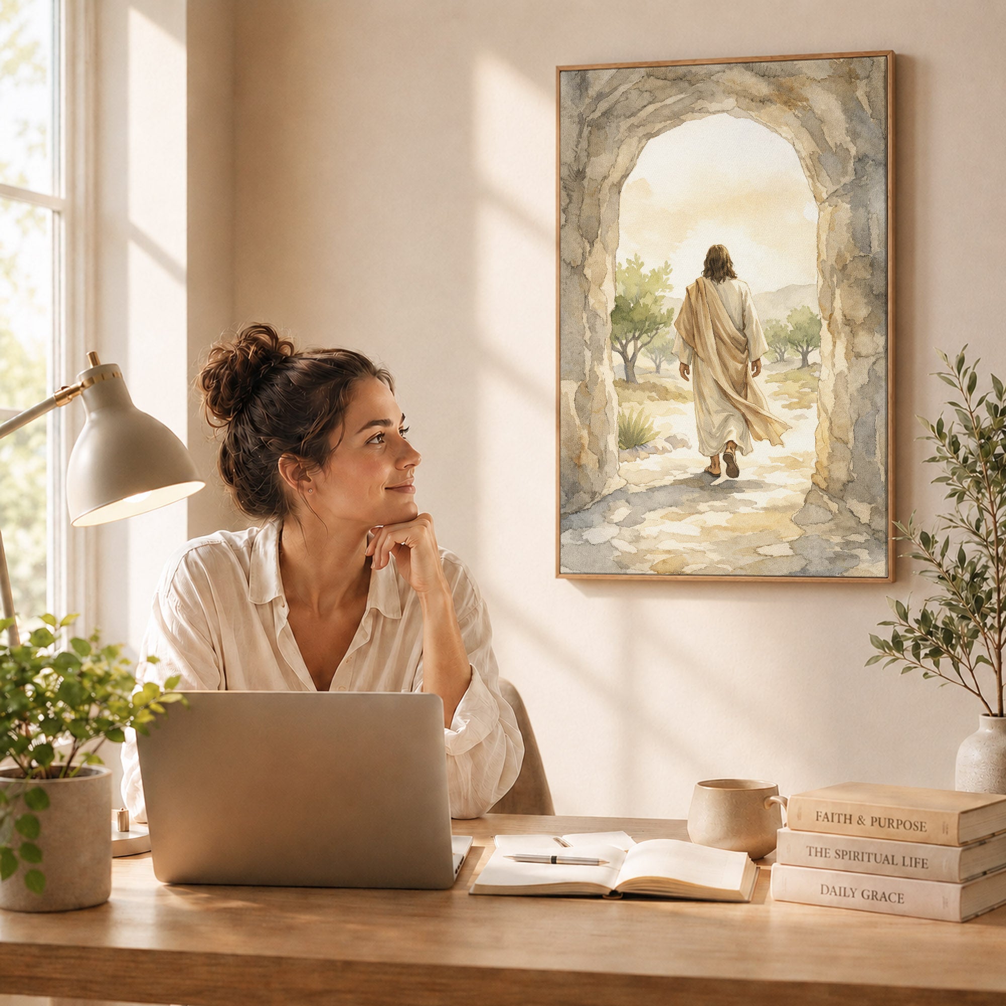 Empty Tomb Morning Poster/Canvas