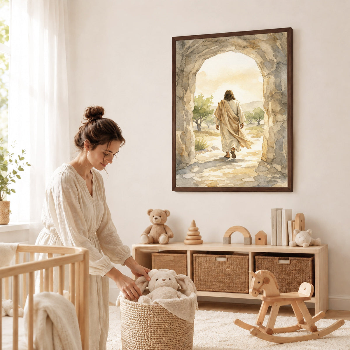 Empty Tomb Morning Poster/Canvas