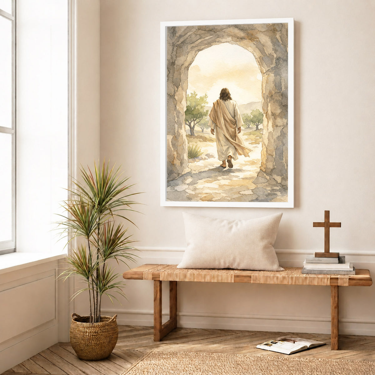 Empty Tomb Morning Poster/Canvas