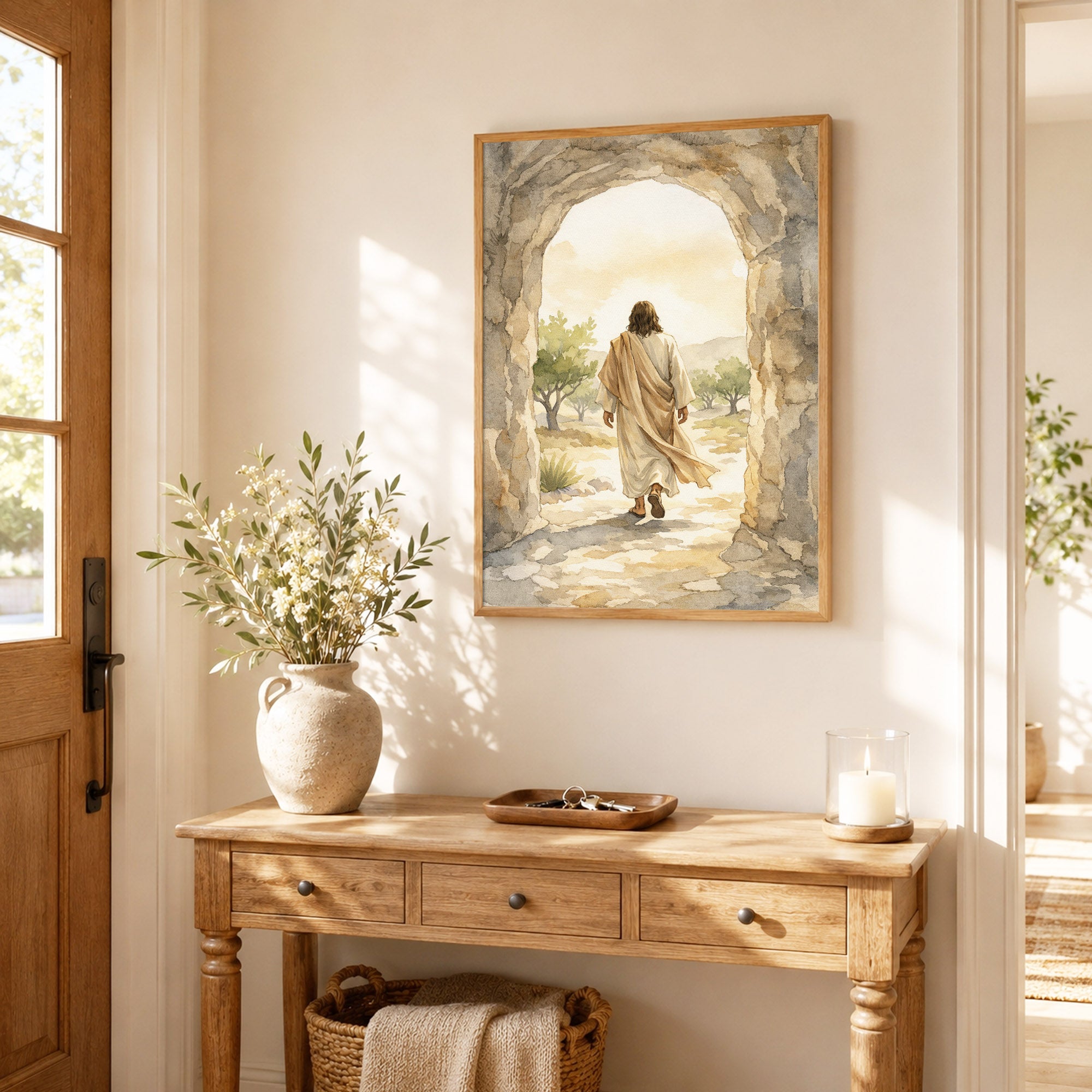 Empty Tomb Morning Poster/Canvas
