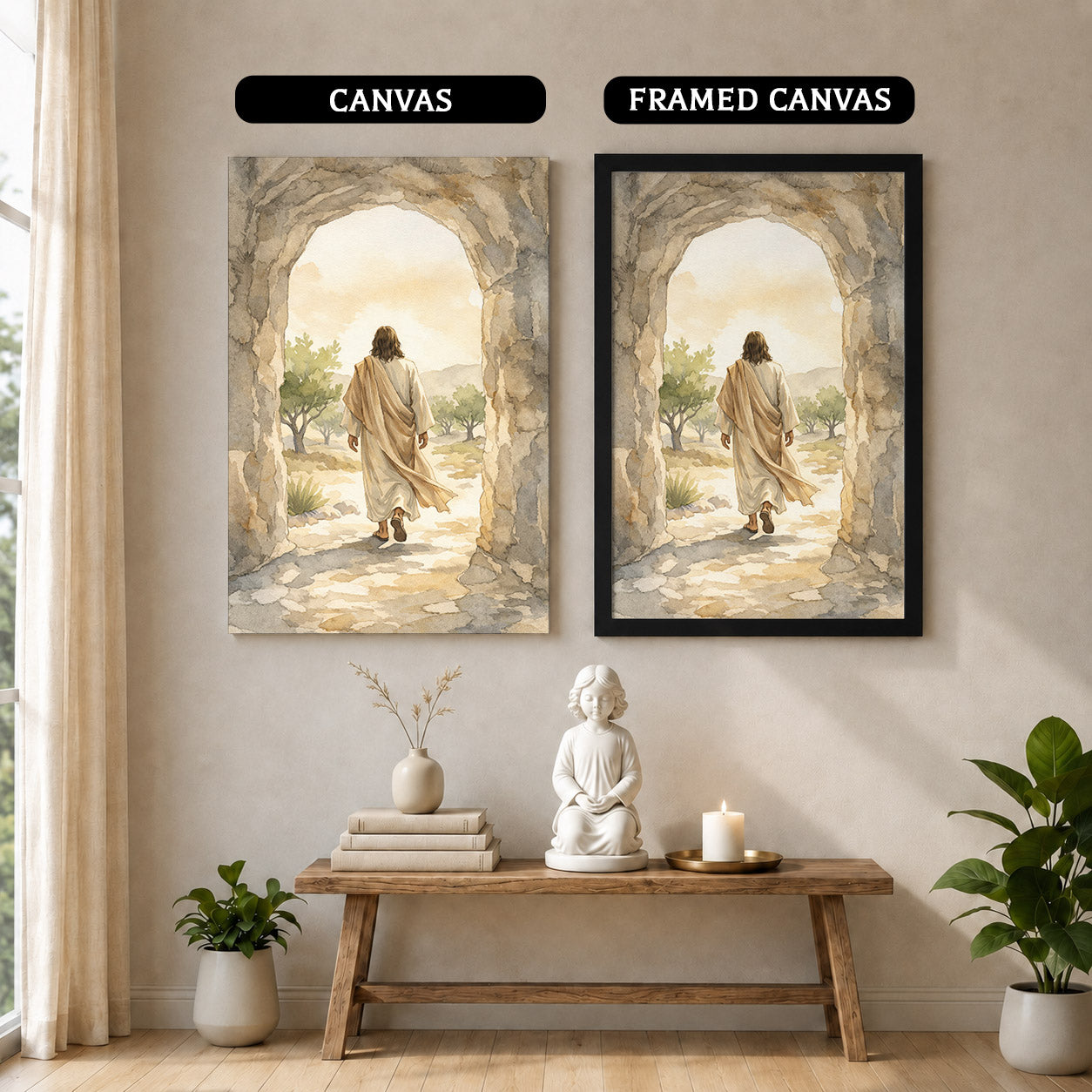 Empty Tomb Morning Poster/Canvas