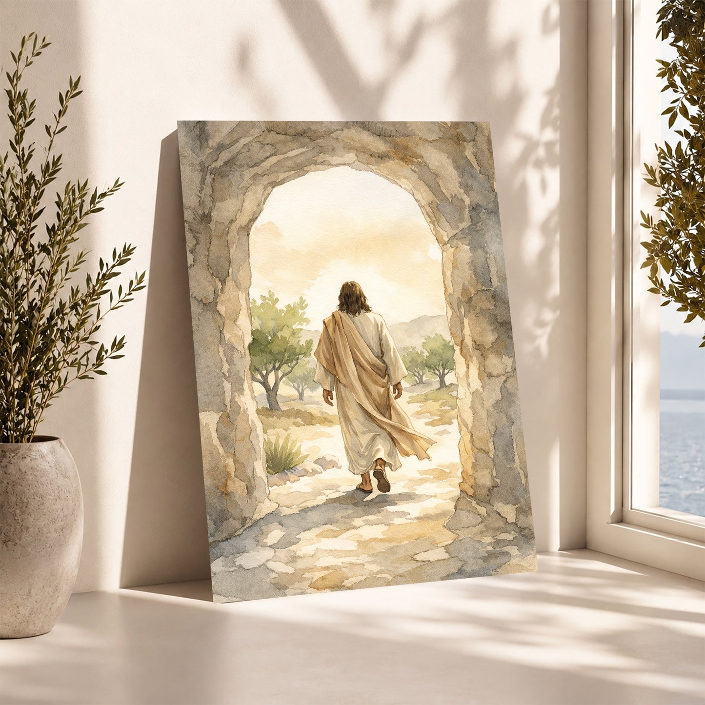 Empty Tomb Morning Poster/Canvas
