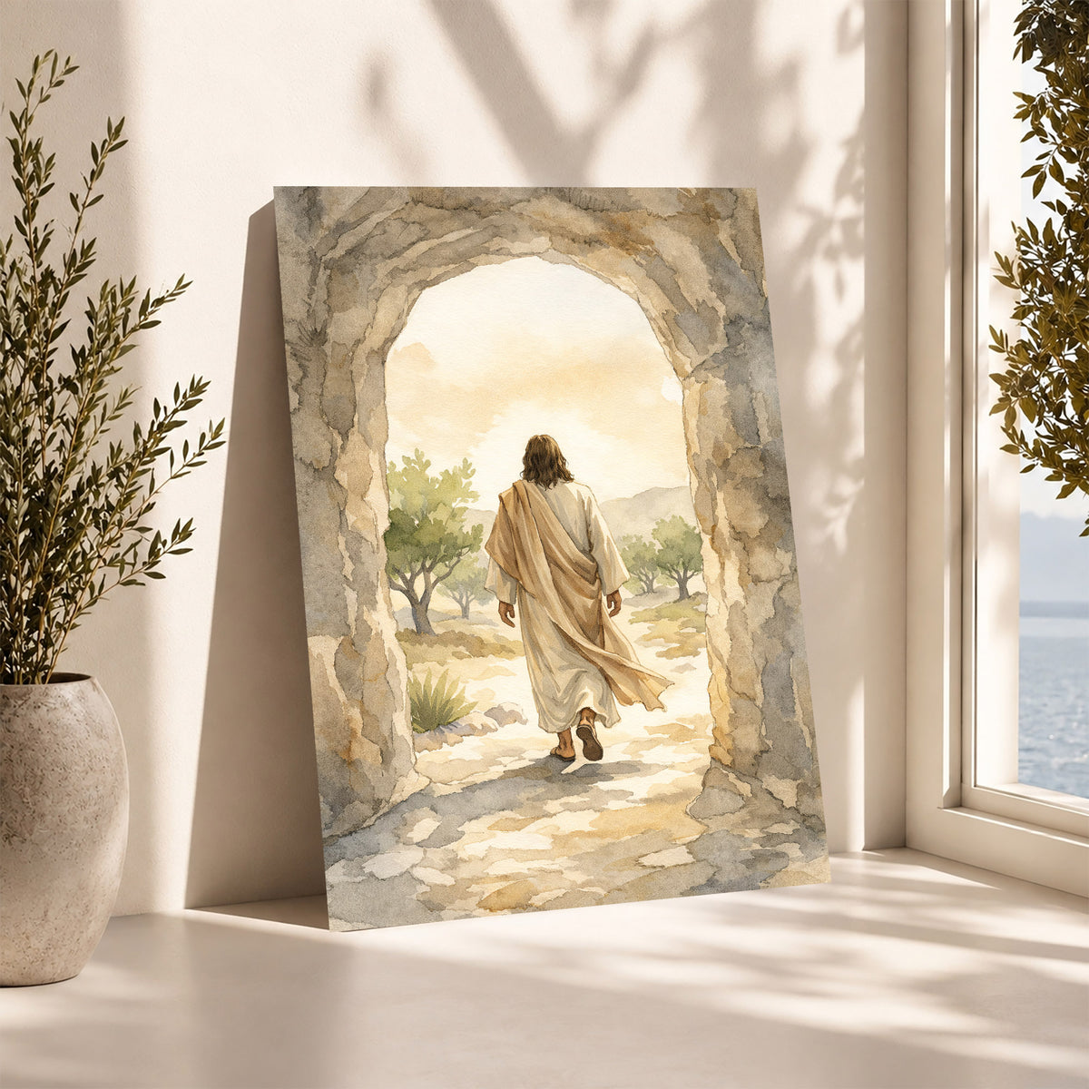 Empty Tomb Morning Poster/Canvas