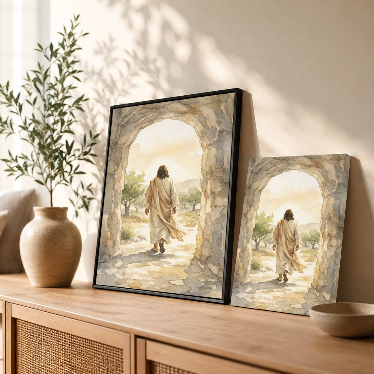 Empty Tomb Morning Poster/Canvas