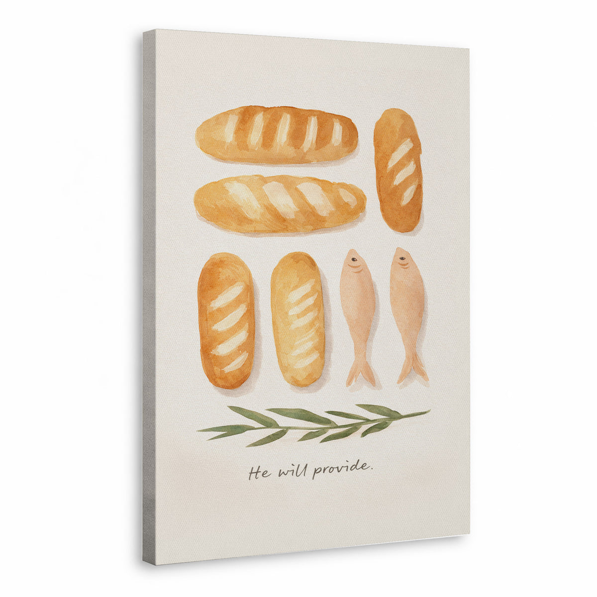 Loaves & Fish Faith Poster/Canvas