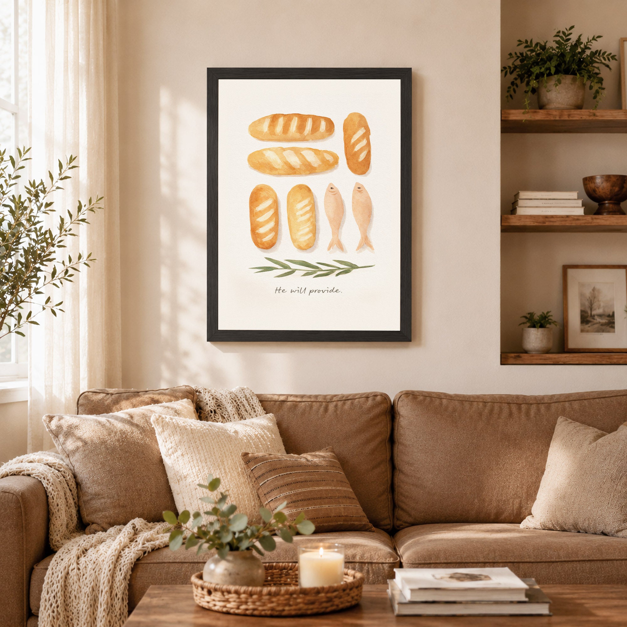 Loaves & Fish Faith Poster/Canvas