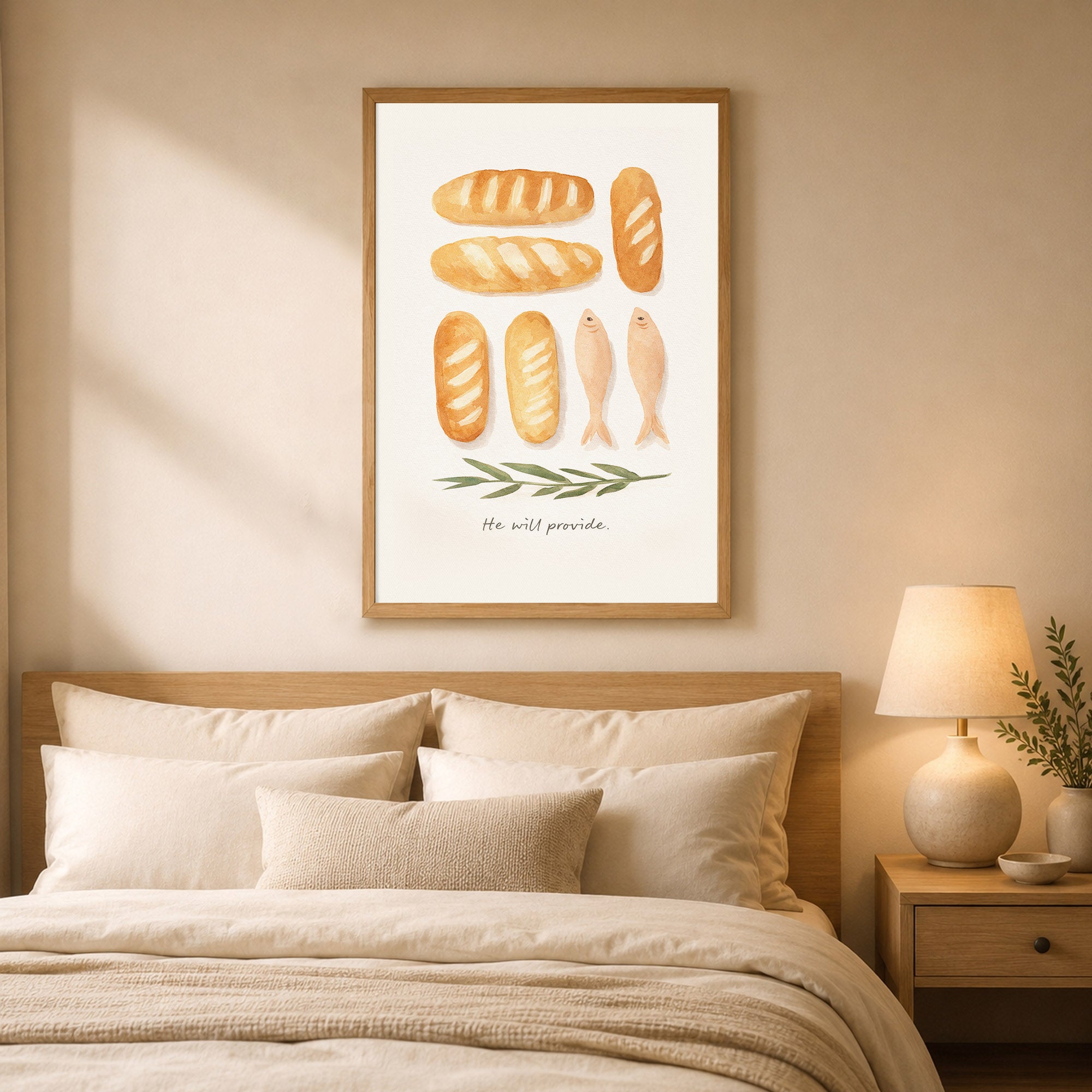 Loaves & Fish Faith Poster/Canvas