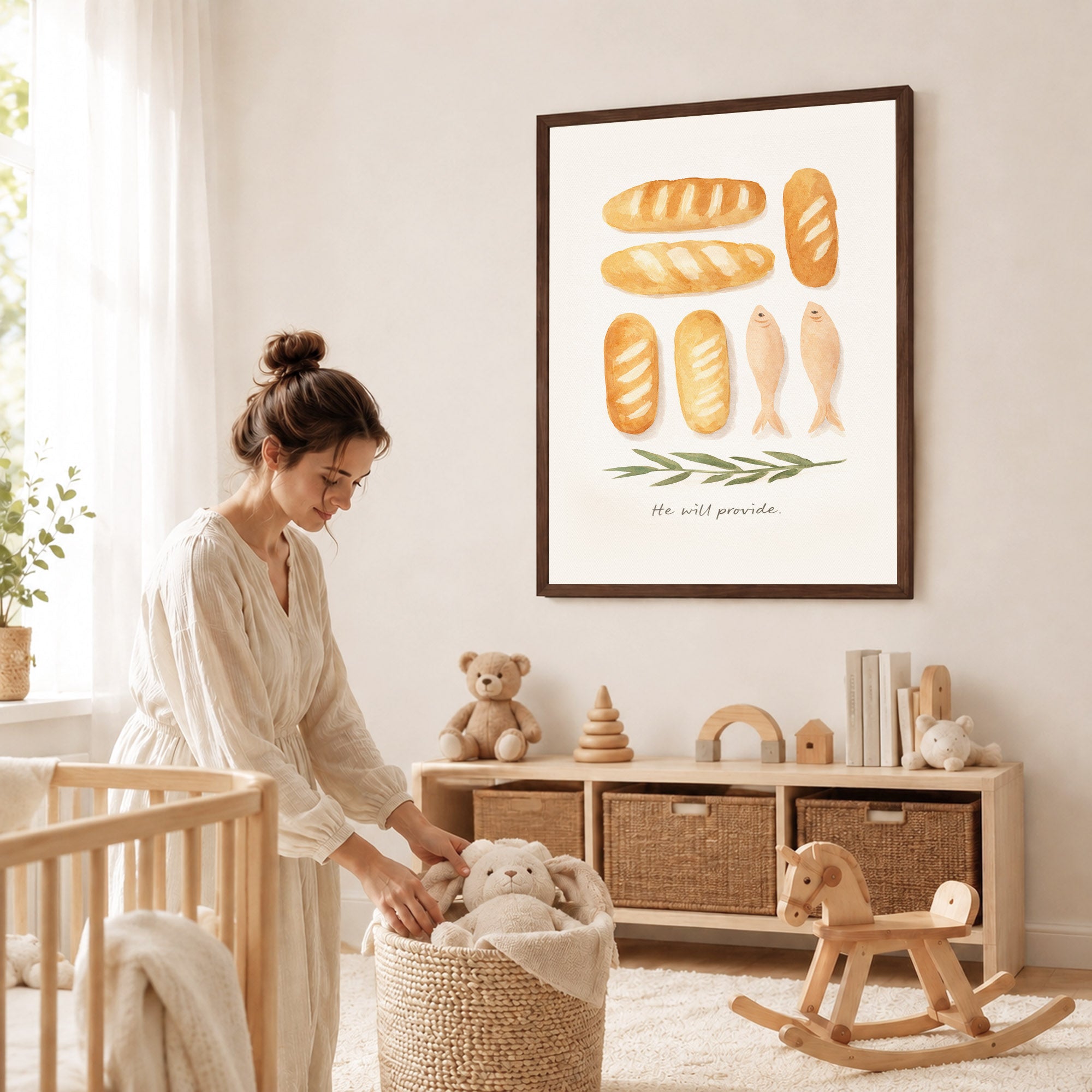 Loaves & Fish Faith Poster/Canvas