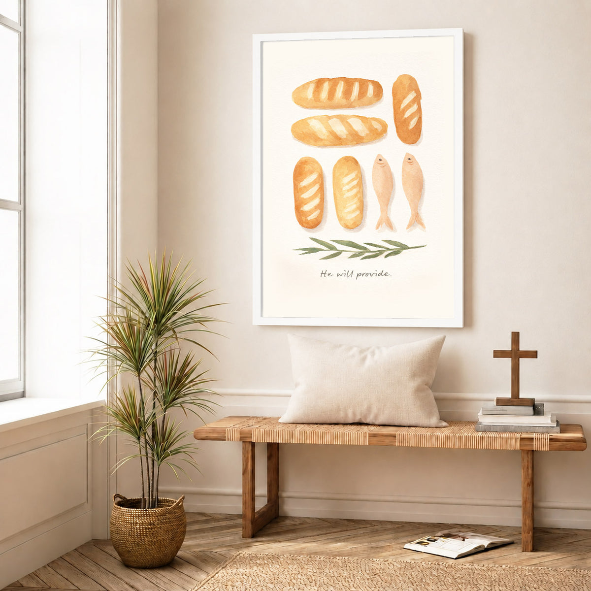 Loaves & Fish Faith Poster/Canvas