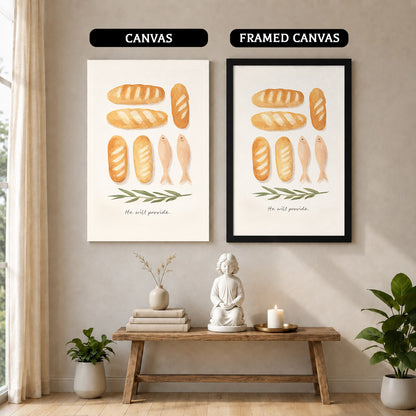 Loaves & Fish Faith Poster/Canvas
