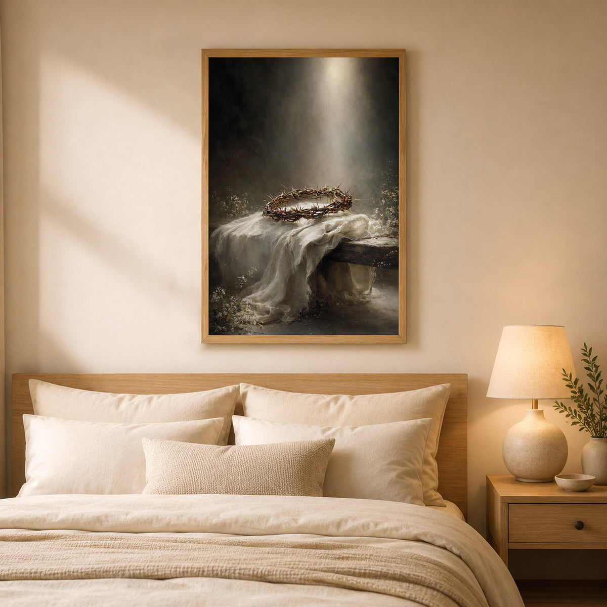 Crown of Thorns Still Life Christian Wall Art Poster/Canvas