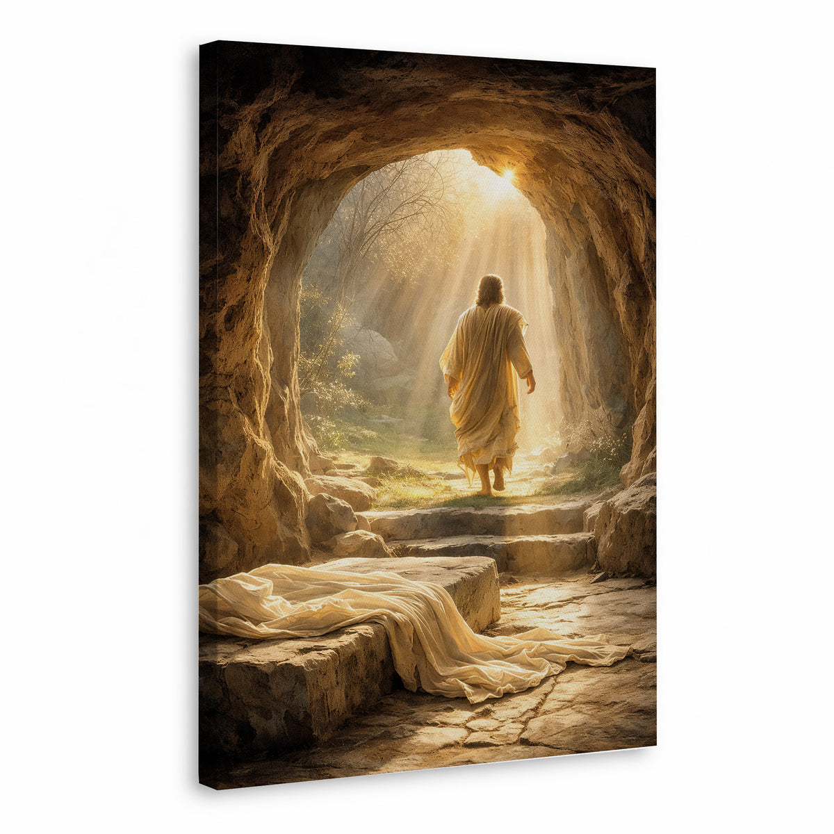 Resurrection Light Jesus Christian Wall Art Poster/Canvas