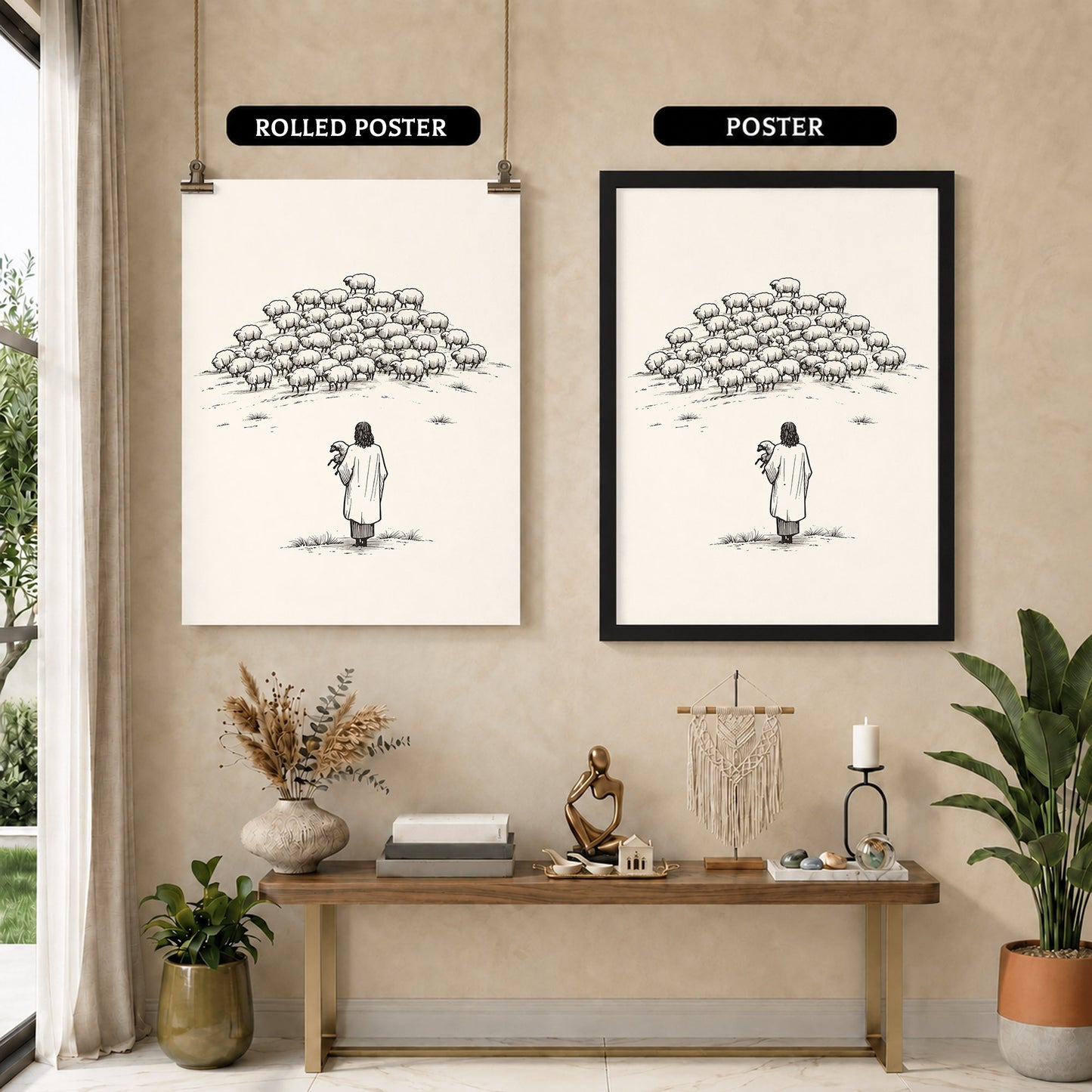 The Good Shepherd Poster/Canvas