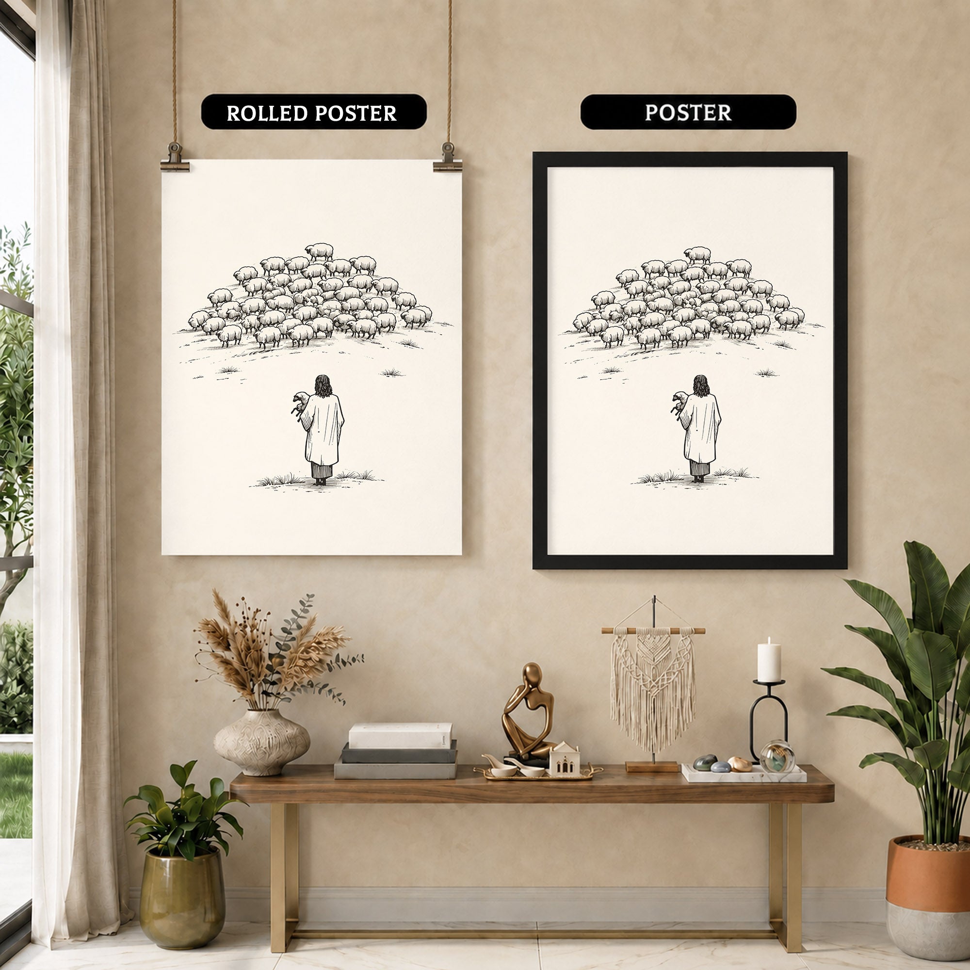 The Good Shepherd Poster/Canvas