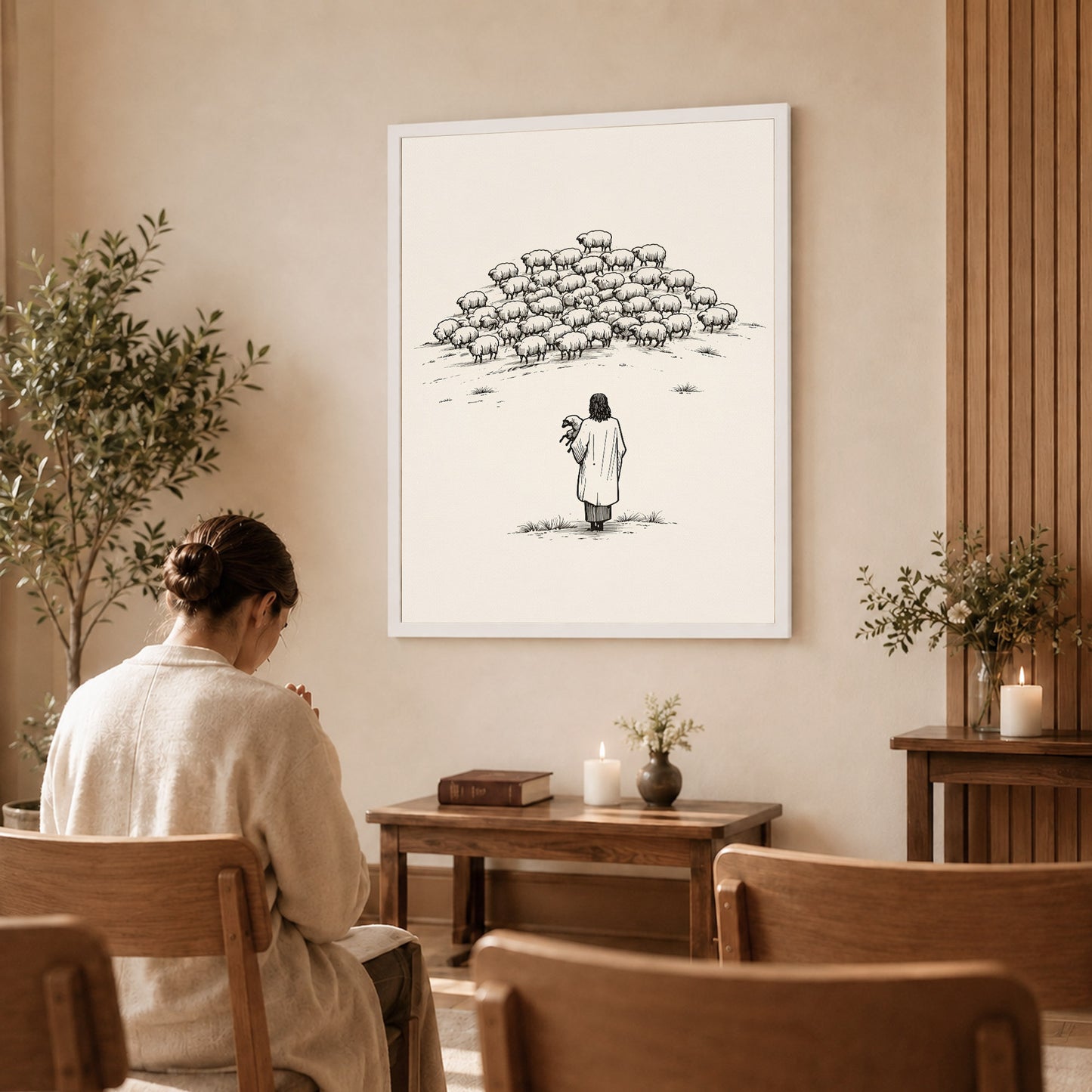 The Good Shepherd Poster/Canvas