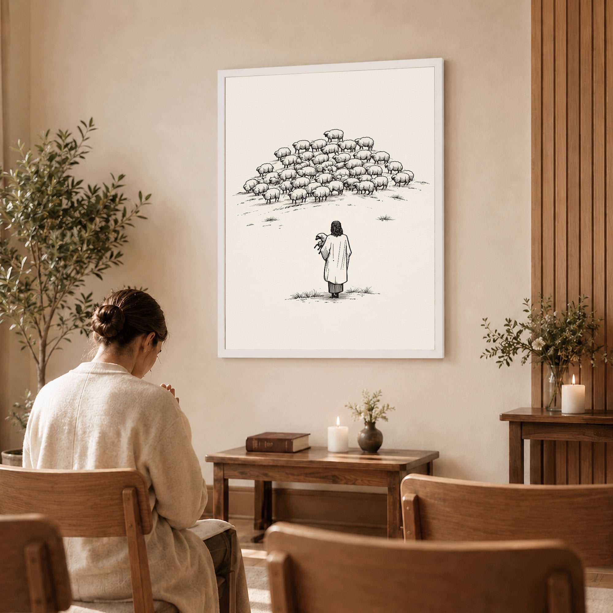 The Good Shepherd Poster/Canvas