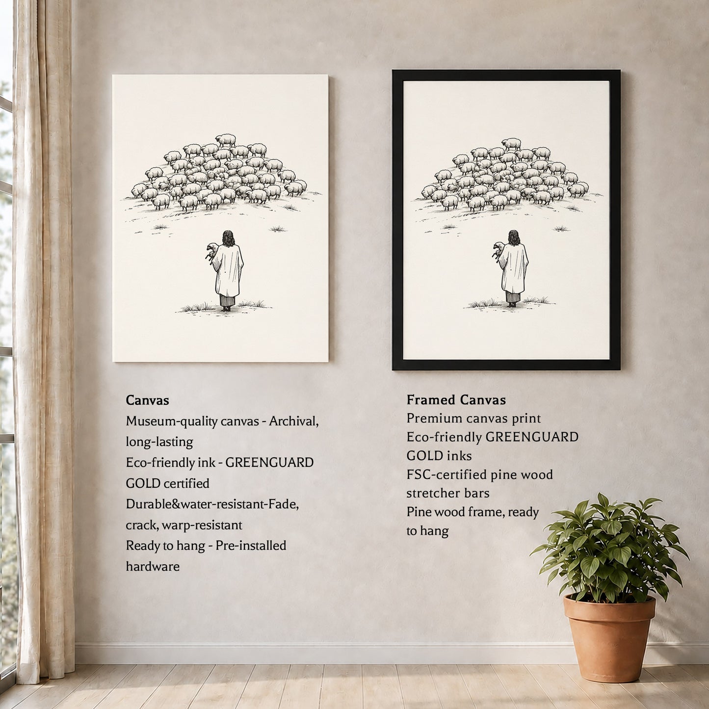 The Good Shepherd Poster/Canvas