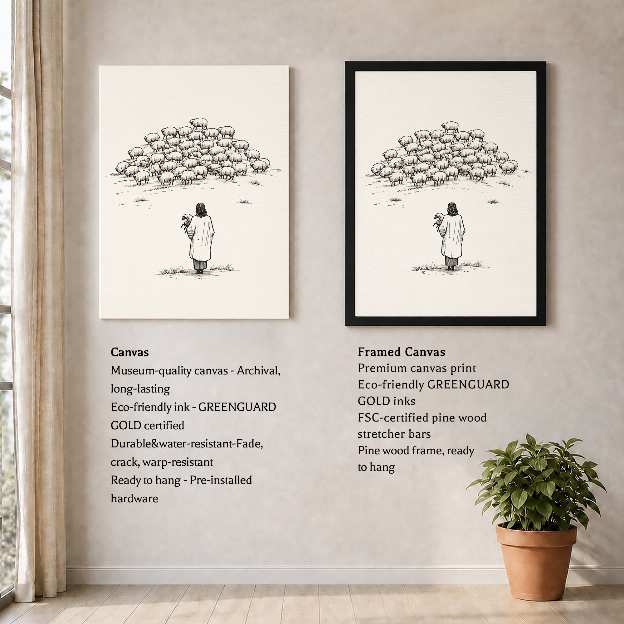 The Good Shepherd Poster/Canvas