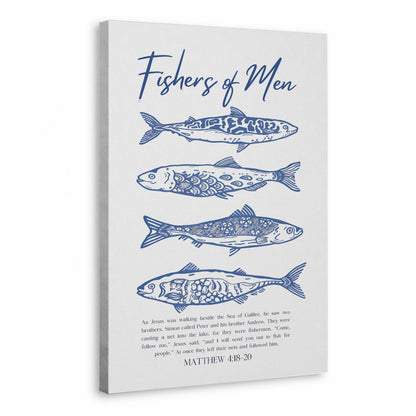 Fishers of Men Scripture Poster/Canvas