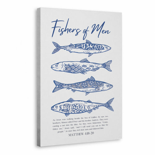Fishers of Men Scripture Poster/Canvas