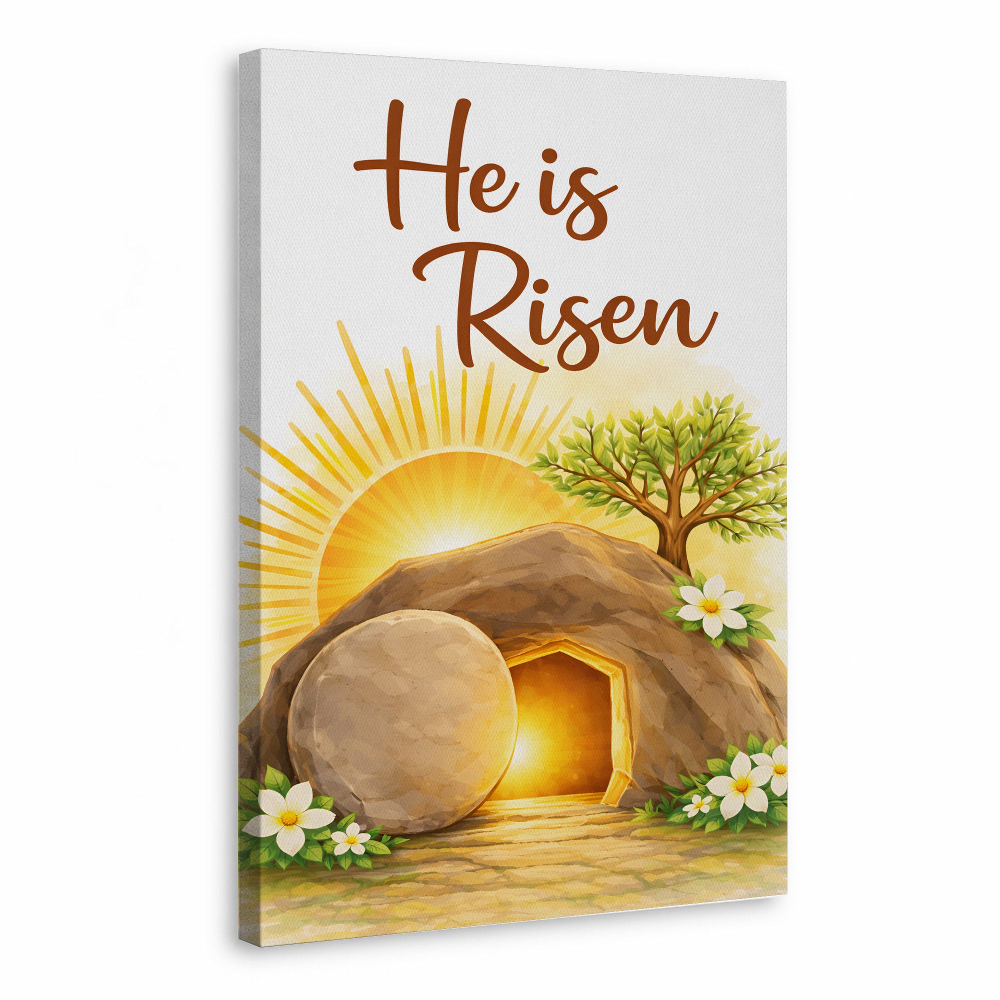 He Is Risen Resurrection Wall Art Poster/Canvas