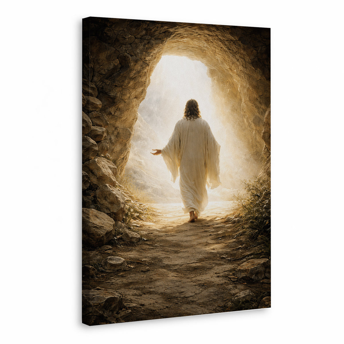 He Is Risen – Light Beyond the Tomb Christian Wall Art Poster/Canvas